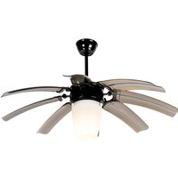 Plafondventilator zwart met afstandsbediening - Wings 42