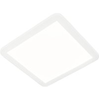 Plafonnière wit 30 cm incl. LED 3-staps dimbaar IP44 - Steve