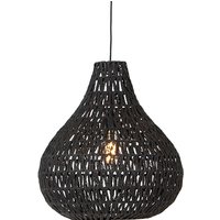 Retro hanglamp zwart 45 cm - Lina Drop
