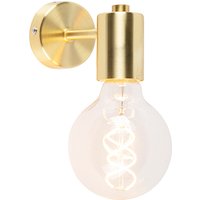 Smart Art Deco wandlamp goud incl. G95 WiFi lichtbron - Facil