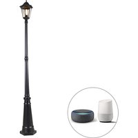 Smart buitenlantaarn zwart 200 cm IP44 incl. Wifi ST64 - Havana
