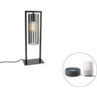 Smart moderne tafellamp zwart incl. Wifi ST64 - Balenco Wazo