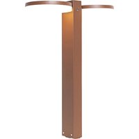 Staande buitenlamp roestbruin 50 cm incl. LED 2-lichts IP44 - Esmee