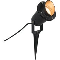 Tuinspot-prikspot zwart incl. snoer en stekker IP65 - Done