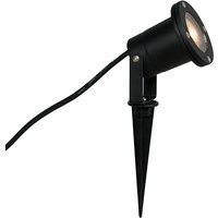 Tuinspot zwart incl. snoer en stekker 230 cm IP65 - Basic