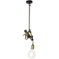 Vintage hanglamp goud - Animal Monkey