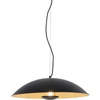 Vintage hanglamp zwart met goud 60 cm - Emilienne