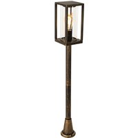 Vintage staande buitenlamp antiek goud 100 cm IP44 - Charlois