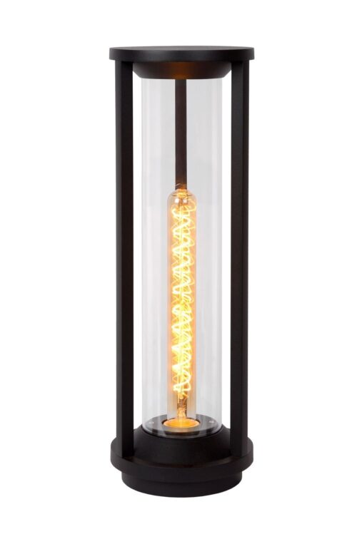 Lucide Cadix - sokkellamp - Ø 16 x 50 cm - IP65 - zwart