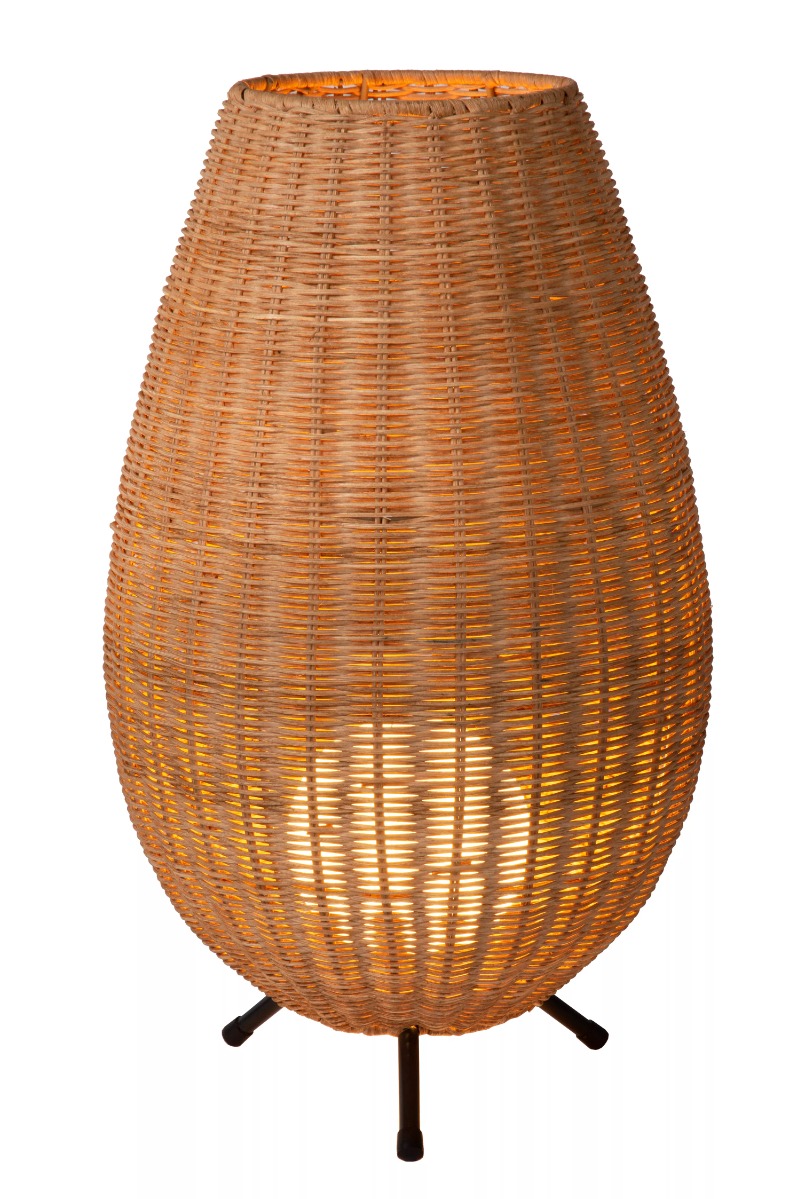 Lucide Colin - tafellamp - Ø 30 x 50 cm - hout