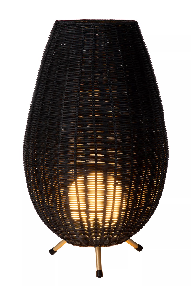 Lucide Colin - tafellamp - Ø 30 x 50 cm - zwart