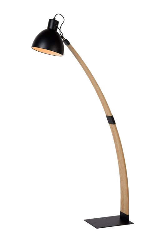 Lucide Curf - staanlamp - 22 x 90 x 143 cm - hout