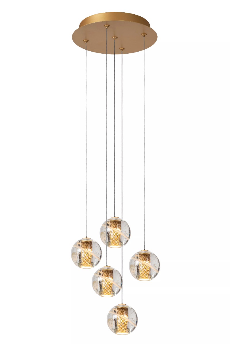Lucide Dilenko 5L - hanglamp - Ø 31 x 150 cm - 5x 3