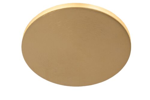 Lucide Eklyps LED - wandverlichting - Ø 15 x 3 cm - 7W LED incl. - mat goud/messing