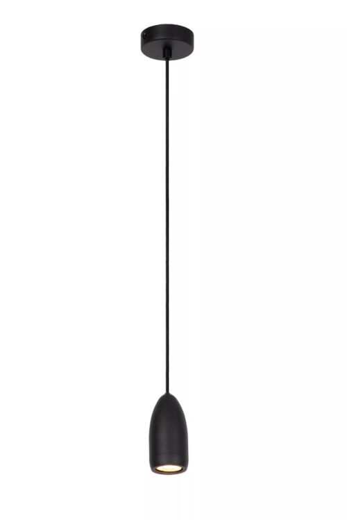 Lucide Evora - hanglamp - Ø 10 x 146 cm - zwart