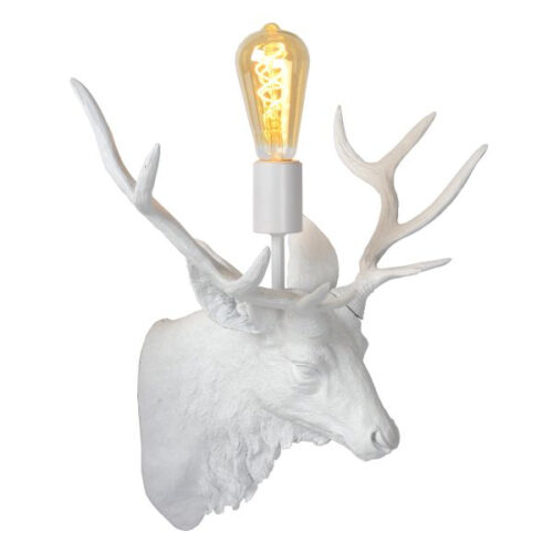 Lucide Extravaganza Caribou - wandverlichting - 60 x 40 x 25 cm - wit