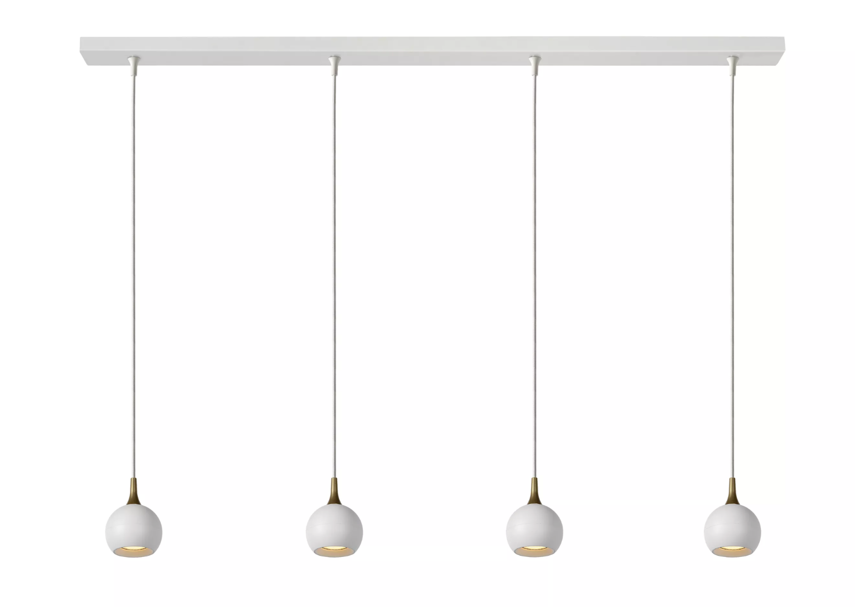 Lucide Favori - hanglamp - 100 x 10 x 100 cm - wit