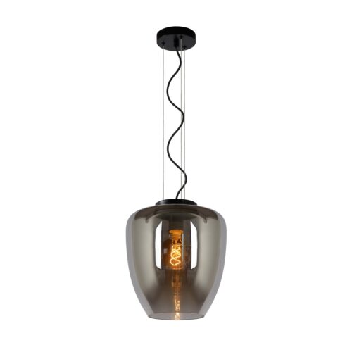 Lucide Florien - hanglamp - Ø 28 x 161 cm - fumé
