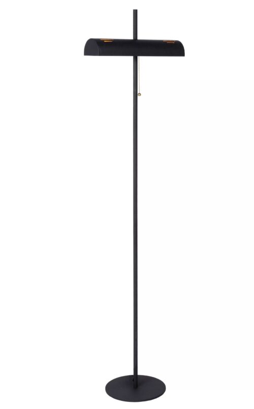 Lucide Glendale - vloerlamp - 36 x 23 x 140 cm - zwart