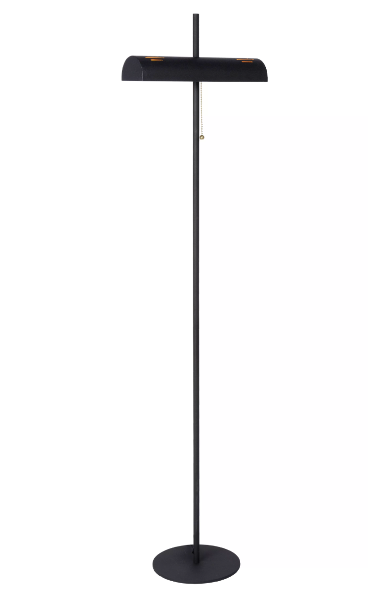 Lucide Glendale - vloerlamp - 36 x 23 x 140 cm - zwart