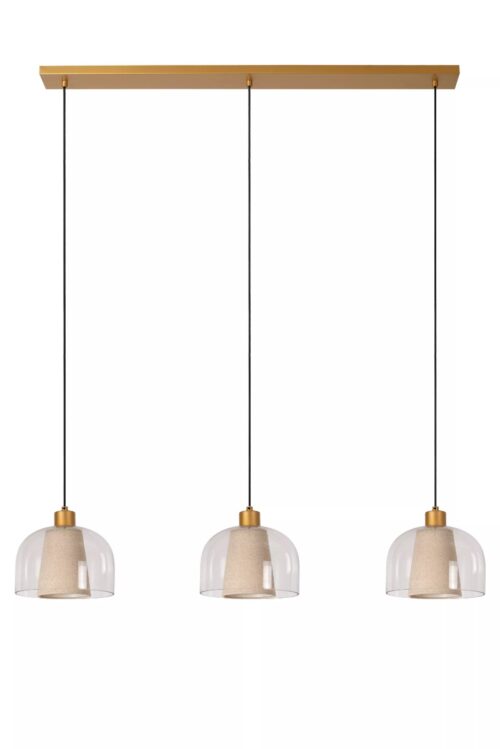 Lucide Gunhild 3L - hanglamp - 122 x 24 x 146