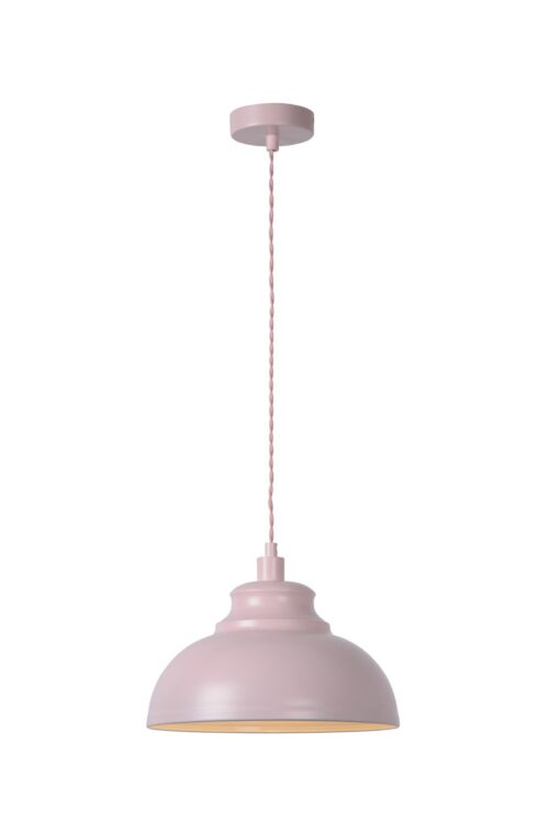 Lucide Isla - hanglamp - Ø 29 x 122 cm - roze