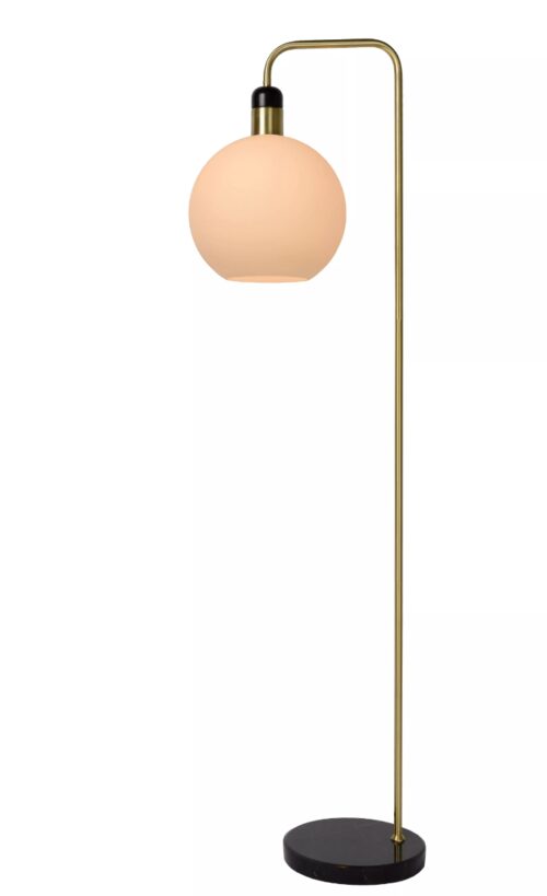 Lucide Julius - staanlamp - Ø 47 x 158 cm - opaal
