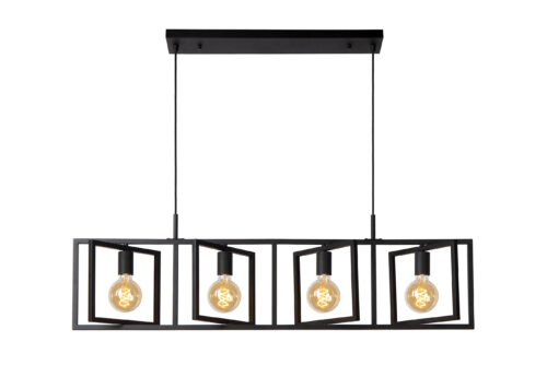 Lucide Luuk - hanglamp - 112 x 22 x 161 cm - zwart