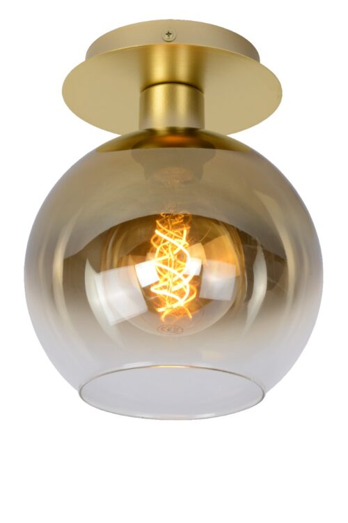 Lucide Marius - plafondverlichting - Ø20 x 22 cm - mat goud/messing