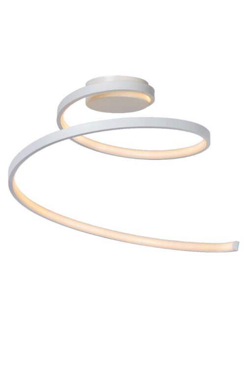 Lucide Maxence - Ø 46 x 35 cm - 24W LED incl. - 3 stappen dimbaar - wit