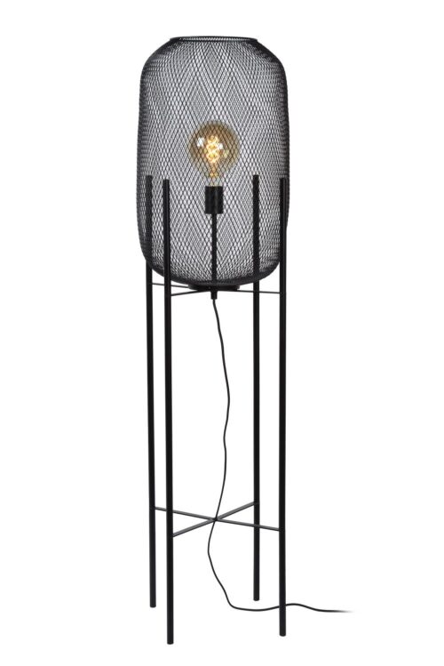 Lucide Mesh - Vloerlamp - Ø 35 x 135 cm -zwart