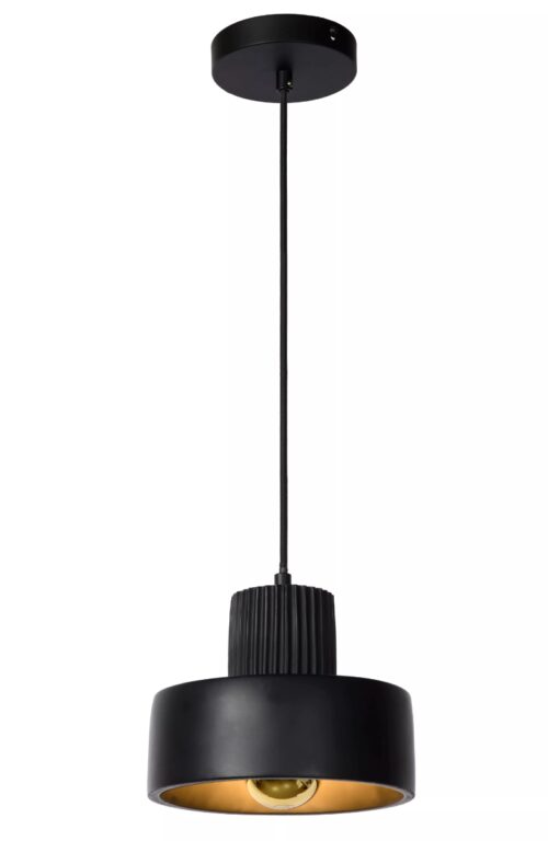 Lucide Ophelia - hanglamp - Ø 20 x 150 cm - zwart