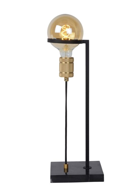 Lucide Ottelien - Tafellamp - Ø 18 x 50 cm - zwart
