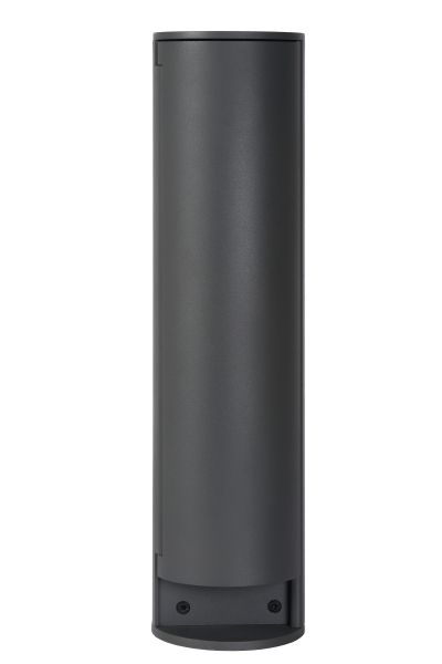 Lucide Powerpoint - paaltje met stopcontacten - 10 x 10 x 40 cm - IP44 - zwart - 2-pins aarde-aansluitingen (Belgische versie)
