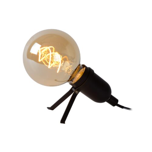Lucide Pukki - tafellamp - 9 x 7 x 9 cm - 5W LED incl. - zwart