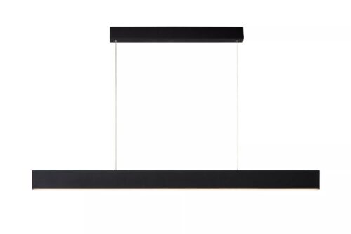 Lucide Raya LED - hanglamp - 119 x 4 x 138 cm - 36W dimbare LED incl. - 2700K - zwart