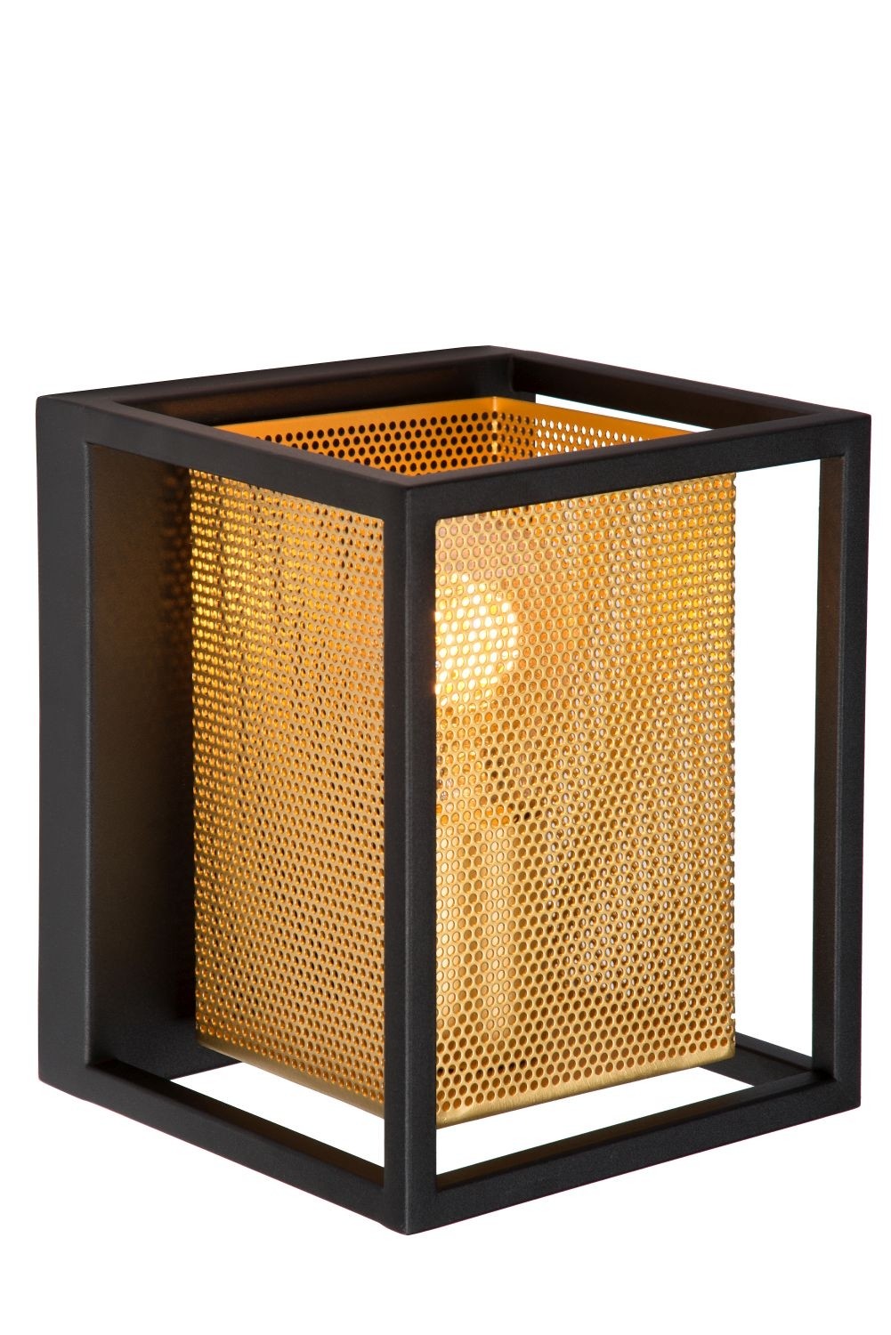 Lucide Sansa - wandlamp - Ø 15 x 18 cm - zwart
