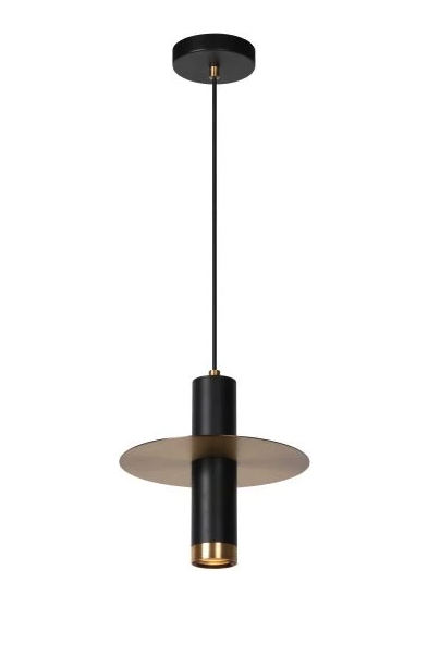 Lucide Selin - hanglamp - Ø 25 x 156 cm - IP44 - zwart