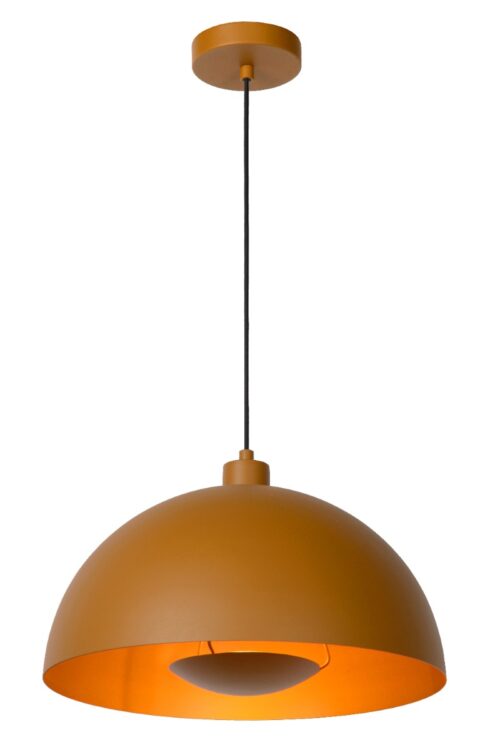 Lucide Siemon - hanglamp - Ø40 x 150 cm - okergeel