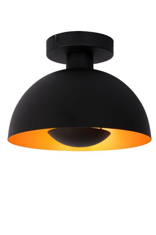 Lucide Siemon - plafondverlichting - Ø25 x 19 cm - zwart