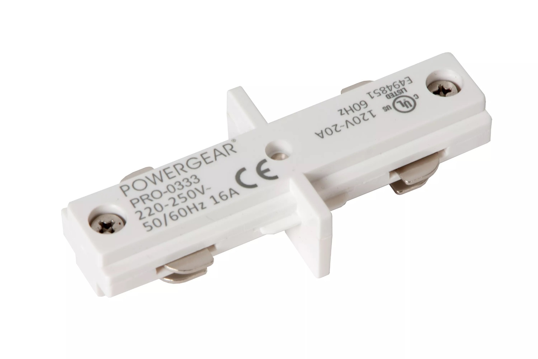 Lucide Track I-koppelstuk - 1-fase Railsysteem - 230V - wit