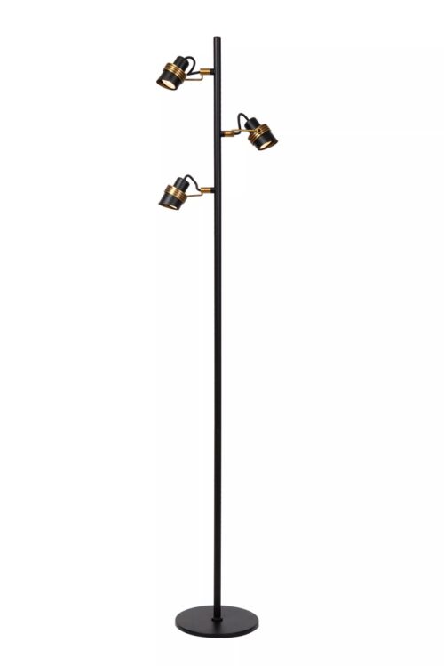 Lucide Tundran - vloerlamp - 30 x 22 x 150 cm - zwart