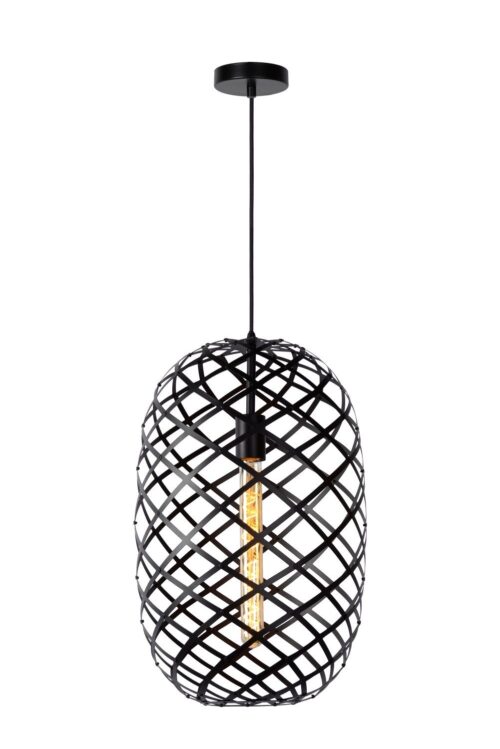 Lucide Wolfram - hanglamp - Ø 32 x 180 cm - zwart
