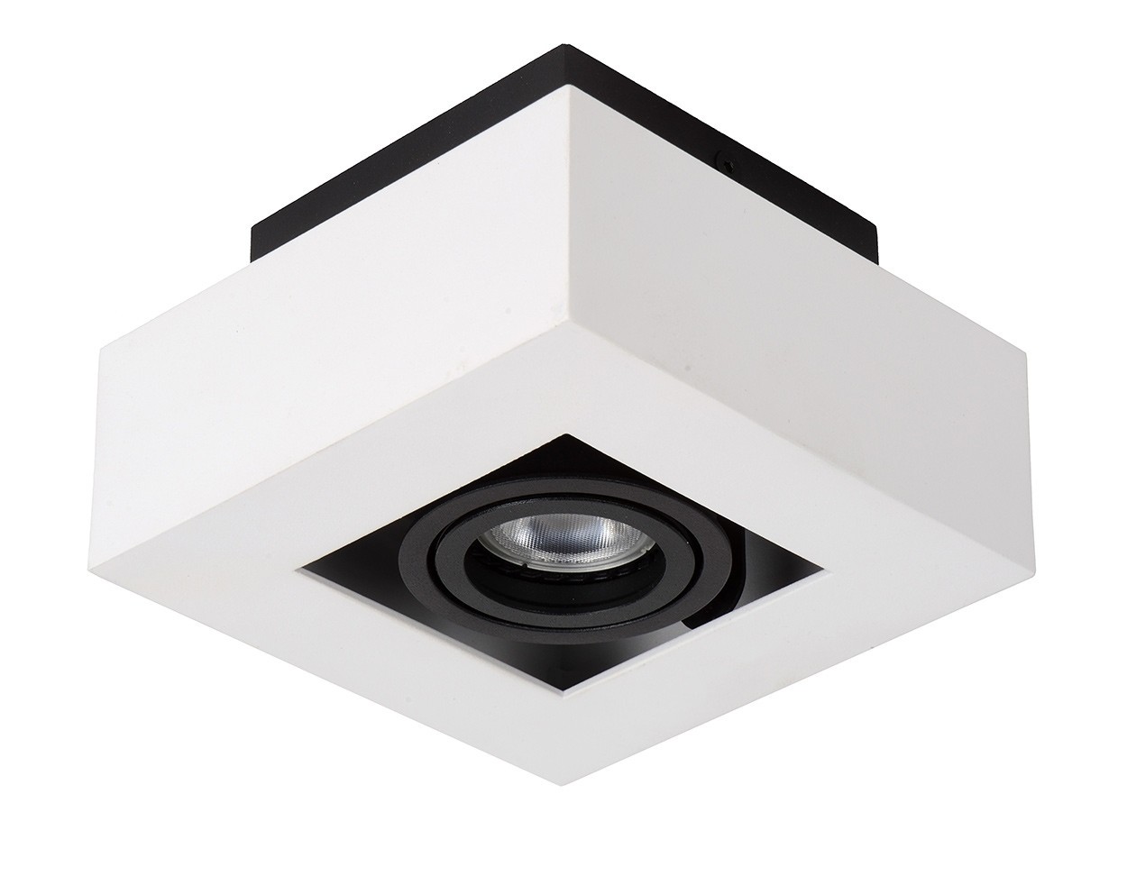 Lucide Xirax 1 - opbouwspot - 14 x 14 x 8