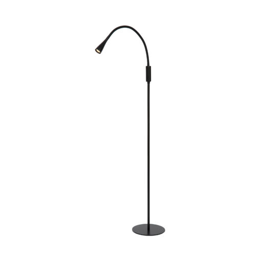 Lucide Zozy - staanlamp - Ø 22 x 145 cm - 3 stappen dimbaar - 4W LED incl. - zwart