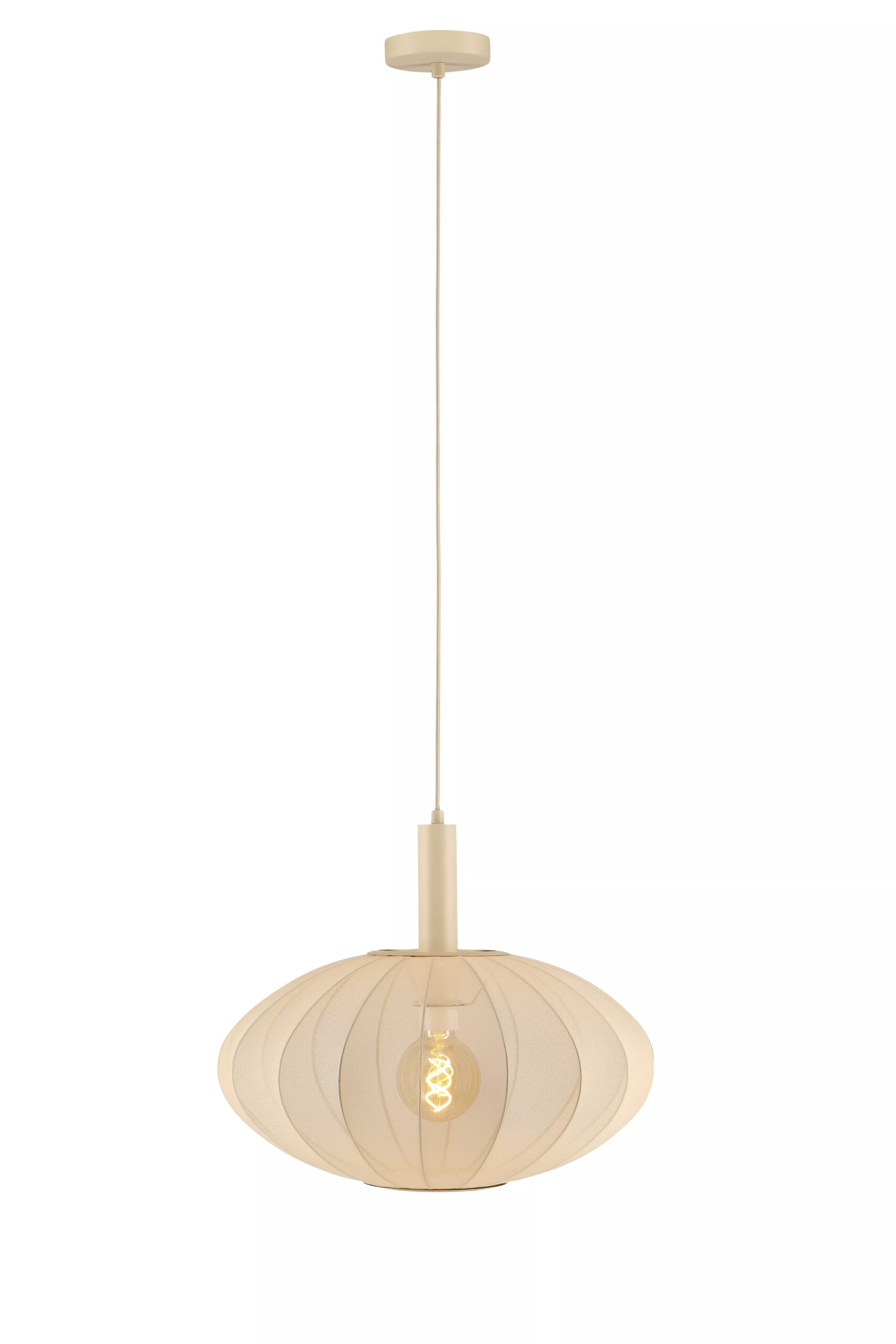 Lucide Corina - hanglamp - Ø 50 x 170 cm - beige