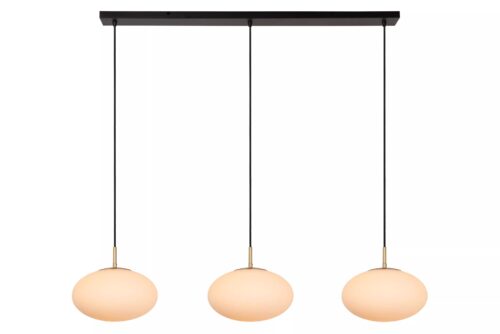 Lucide Elysee - hanglamp - 130 x 30 x 150 cm - zwart