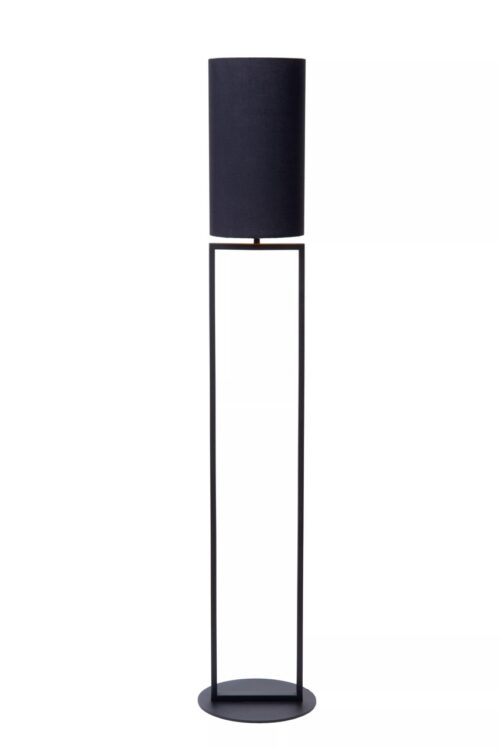 Lucide Herman - vloerlamp - Ø 26 x 137 cm - zwart