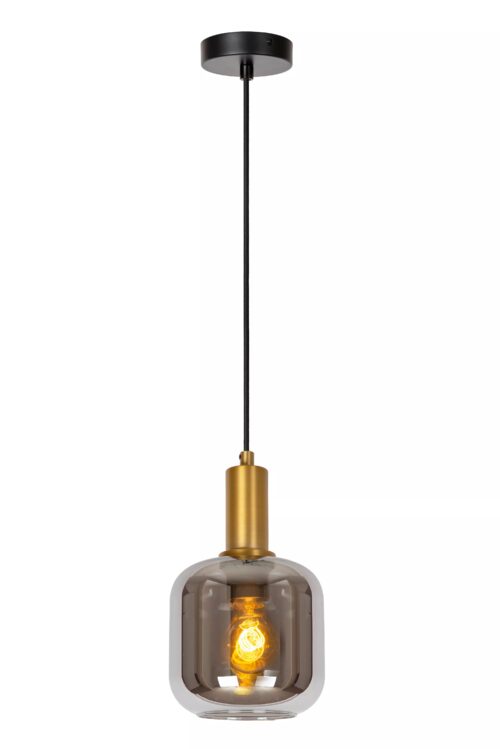 Lucide Joanet - hanglamp - Ø 16 x 162 cm - gerookt