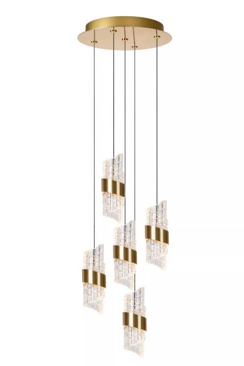 Lucide Kligande - hanglamp - Ø 30 x 150 cm - 5 x 7